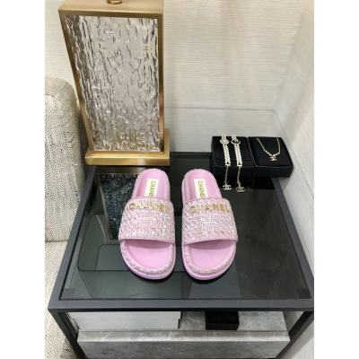 CHANEL 2022 early spring latest honey slippers fashion versatile series imported sheepskin cushioned feet